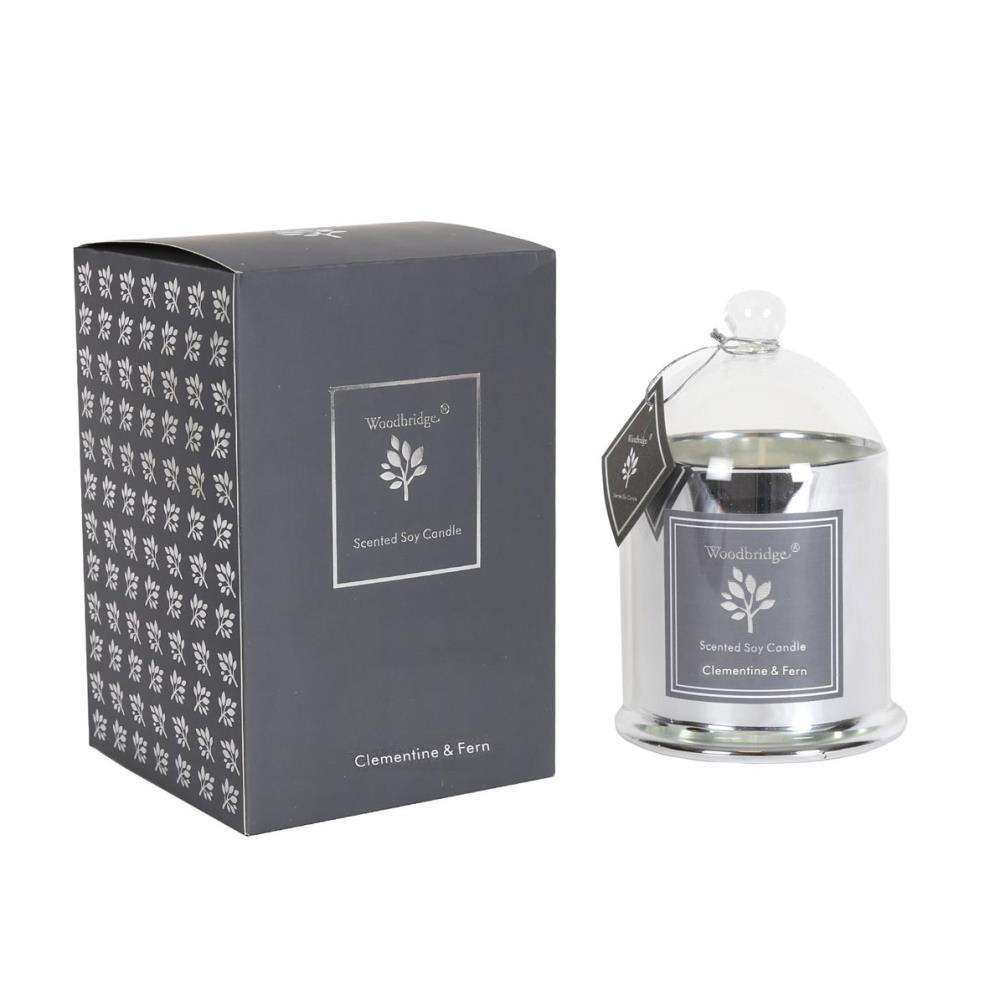 Woodbridge Clementine & Fern Medium Bell Jar Candle Extra Image 1
